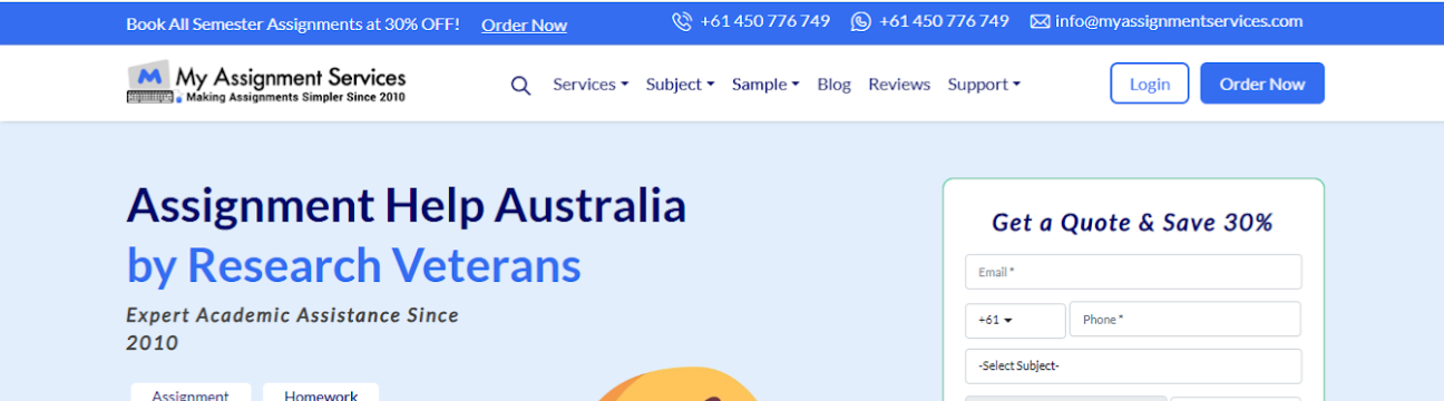 MyAssignment Services